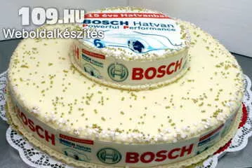 Céges torta Bosch